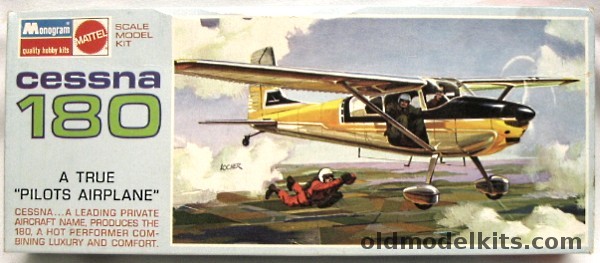 Monogram 1/41 Cessna 180, 6825 plastic model kit